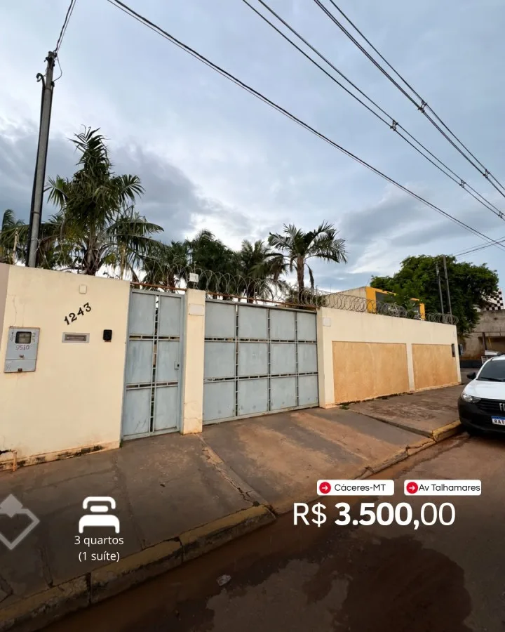 Casa para alugar em Jardim do Trevo, Cáceres: Casa 2 quartos · Jardim Do Trevo