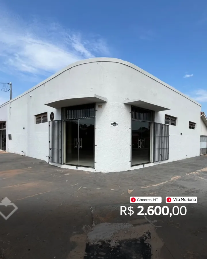 Ponto comercial para alugar em Vila Mariana, Cáceres: Ponto comercial · Vila Mariana